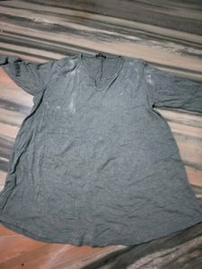 Grey Woolen Top Or Sweater, Never Used