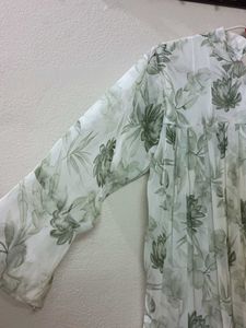 Elegant Floral Print Kurta