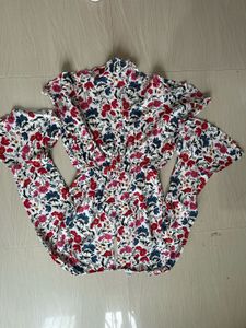 Floral Print play suit