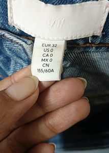 Light Wash Distressed Denim Jeans