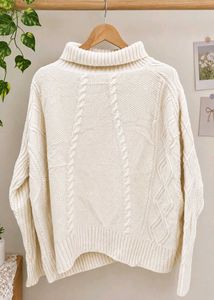 Cozy Cable Knit Turtleneck Sweater