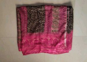Printed  brasso Saree