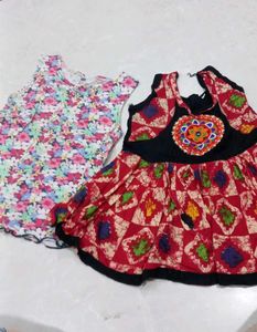 Cute Baby Girls' Dresses (Set of 2)
