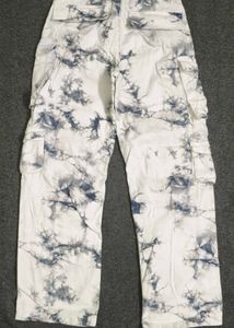 Bershka Tie-Dye Cargo Pants