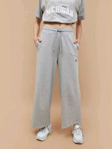 Gray Wide Leg Sweatpants