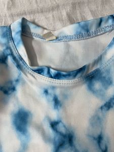 Blue Cloud Tie-Dye T-Shirt