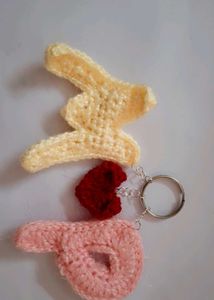 Crochet Alphabet Keychains