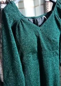 EMERALD GREEN GOWN