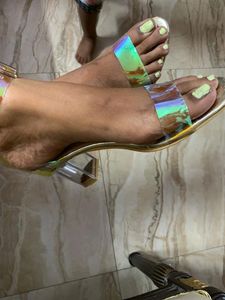 3 Inch Transparent Heel 2 Heel Combo