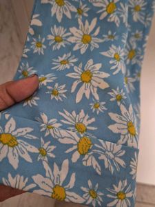 Floral Daisy Print Shirt and pant coord set