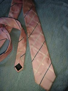 Thomas Nash Pink Plaid Necktie