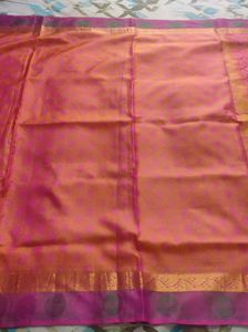 Beautiful Pink &amp; Gold Silk Saree