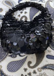 Zara Designer Party Black Hand Bag Fixed Price