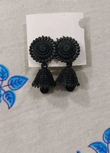 Black Oxidised Earrings Premium Quality