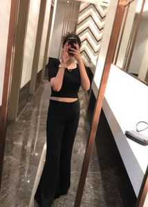 Black Crop Top