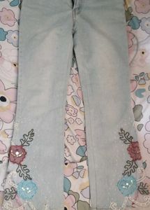 y2k sequin bootcut jeans