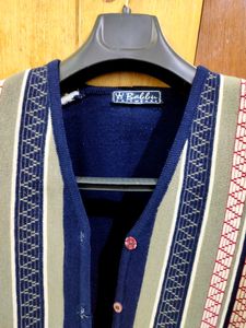 Vintage Patterned Cardigan