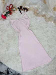 Light Pink Spaghetti Strap Dress