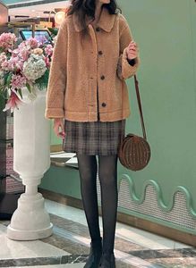 Classic Plaid High Waist Skirt