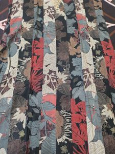 Black printed kurtaset