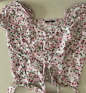 Zara Cotton Ladies Crop Top