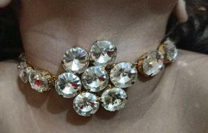 Sparkling Crystal Statement Necklace