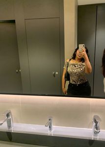 Stylish Zebra Print Y2k top