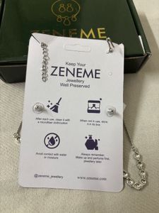 🆕Zeneme Jewellery Set with American Diamond