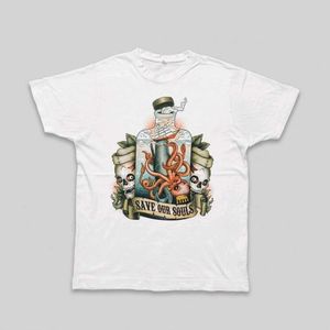 'Save Our Souls' Traditional Tattoo Graphic Tee