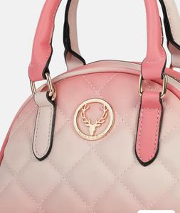 Chic Quilted Pink Handbag