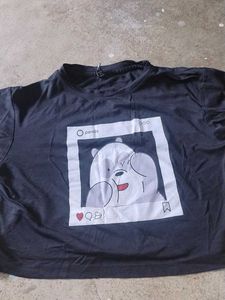 Cute Panda Graphic T-Shirt