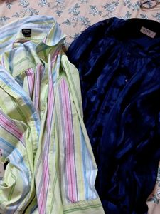 New Striped & Silk Shirts Bundle