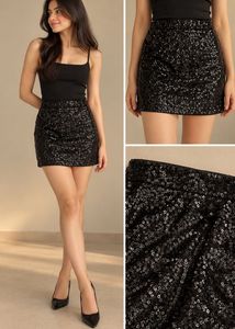 Sparkling Sequin Mini Skirt