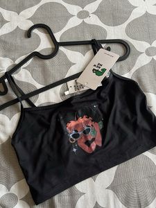 Y2K Betty Boop Graphic ribbed cami Top