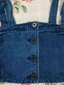 Denim Crop Top