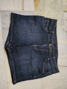 Dark Wash Denim Shorts