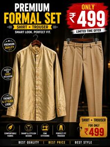 Premium Formal Shirt & Trouser Set