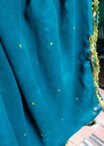 Vantage dupatta with Gold Embellishments