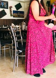 Wine Coloured Gown
