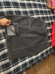 Stylish Dark Wash Denim Skirt