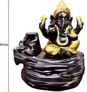 Lord Ganesha Incense Burner with 10 Cones