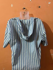 Striped Hoodie Shirt
