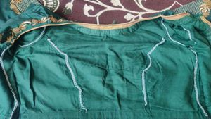 Green Embroidered Ethnic Blouse