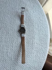 Original Skagen Denmark White Leather Strap Watch