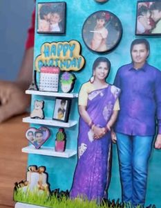 3d Miniature fridge magnet ,Anniversary Photo Disp