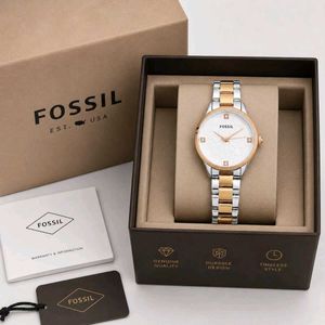 Fossil Gold Watch with Box