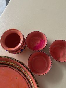Decorative Pooja Thali Set