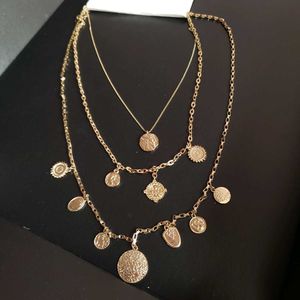 Combo Of Layered Coin Pendant Necklace