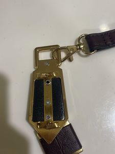 Designer Bag Strap with Lock Charm