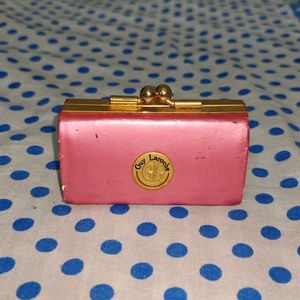 Pink Guy Laroche Vintage Mini Clutch